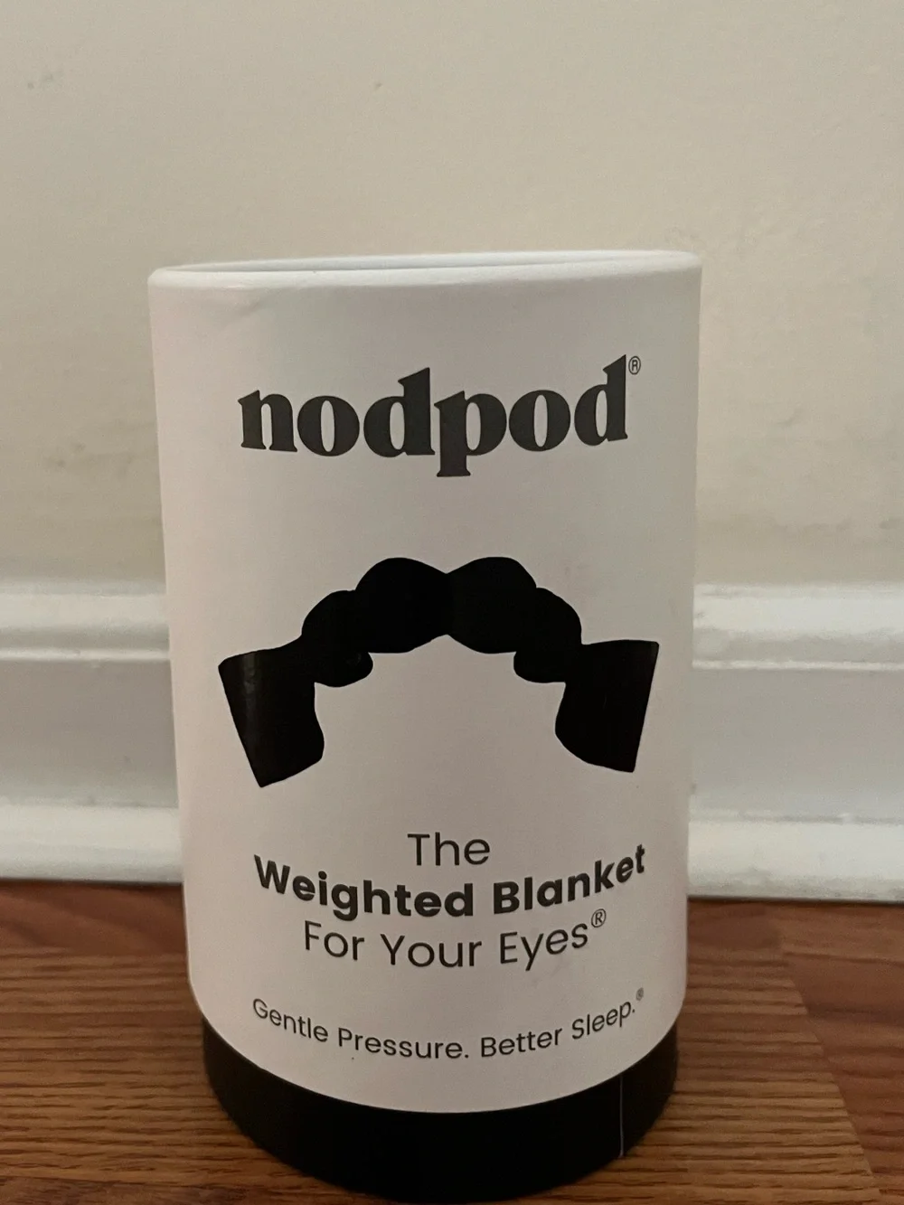 Black Weighted Eye Blanket